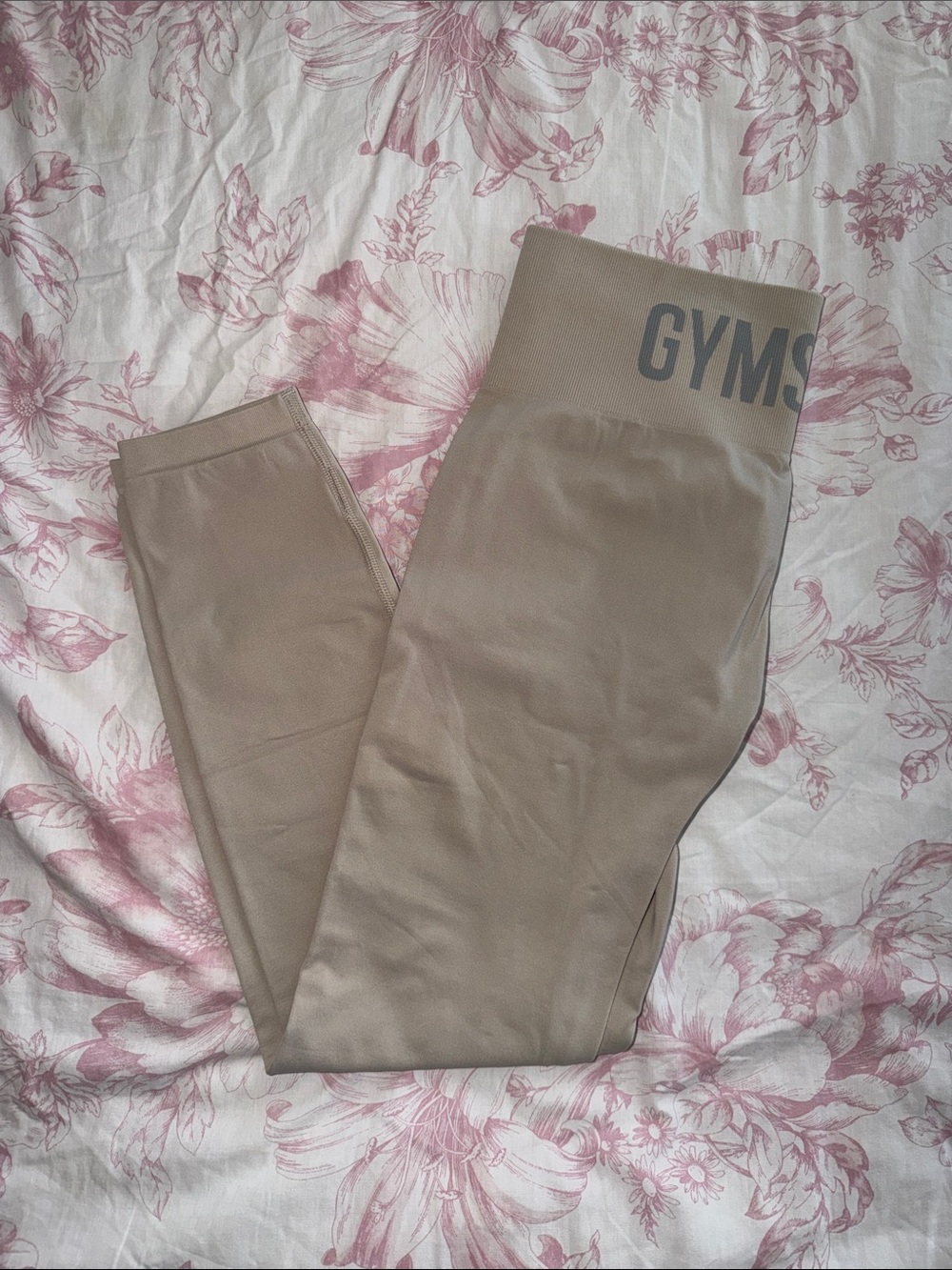 GYMSHARK High-Waist Taupe Leggings